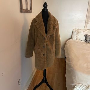 Tan Sherpa Coat